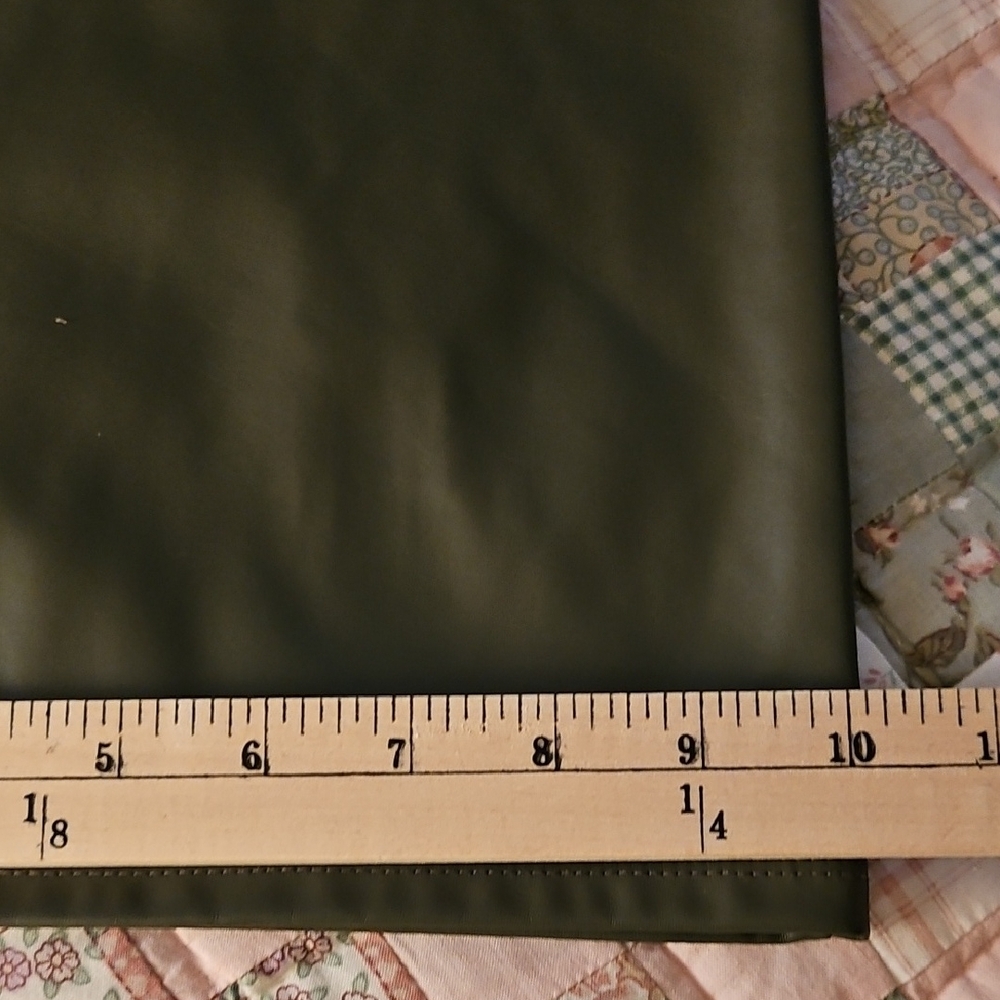Wild Fable Olive Green Faux Leather Bootcut - Size 12 - Picture 7 of 12